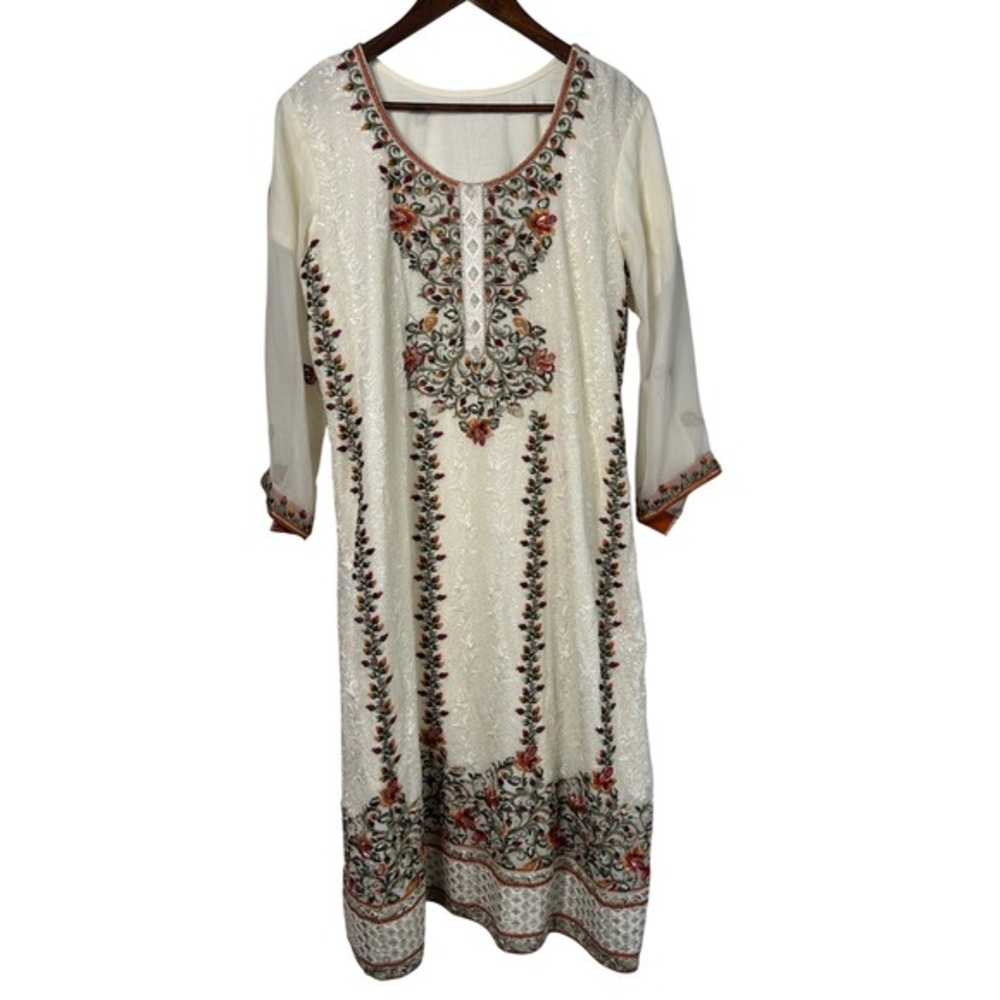 Unbranded Women‎ NA Embroidered Pakistani Shalwar Dress Traditional Cultural